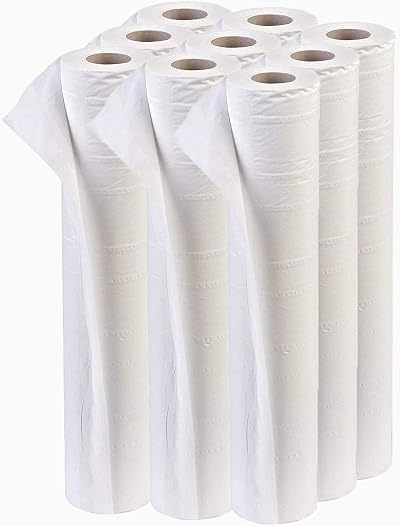 TPZ 40m White Hygiene Couch Roll 20in 508mm Perforated - Professional Use