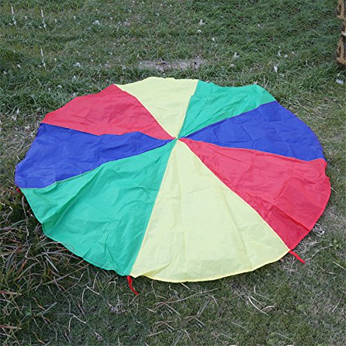 CH Child Kid Sports Development Outdoor Colorful Umbrella Parachute Toy