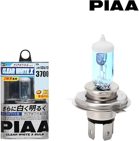 Amazon Piaa ピア ヘッドライトバルブ クリアホワイトx 見やすいホワイト光 H4r 12v60 55w 3700k Mb16 車 バイク 車 バイク