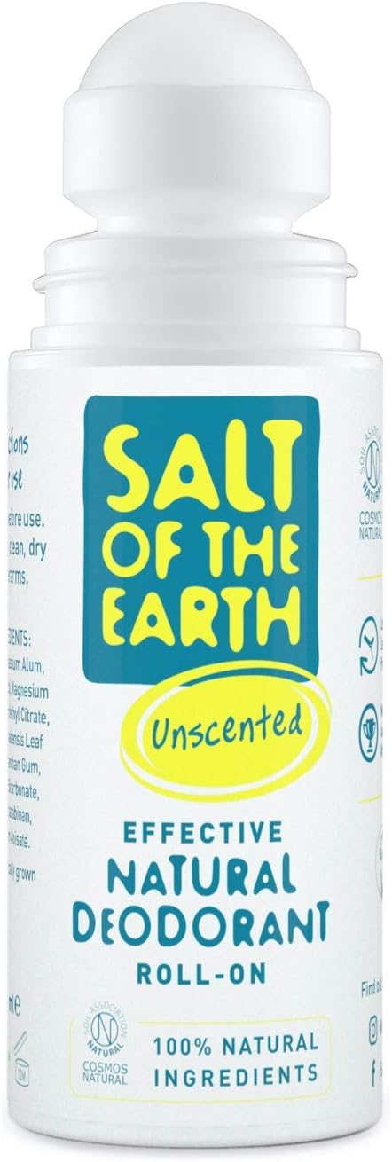 Salt of the Earth, Natural Deodorant Roll On, Effective Protection, 100% Natural Origin Ingredients, Vegan, Fragrance Free - Image 3