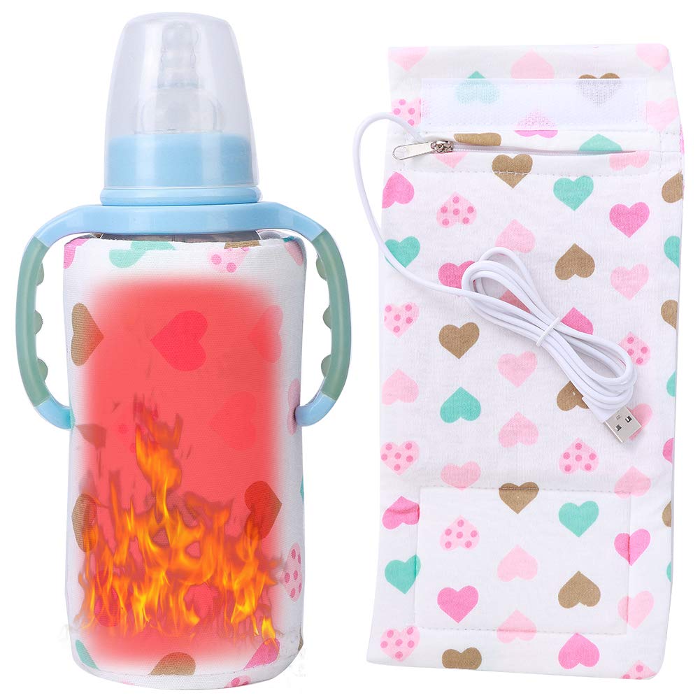 Baby Bottle Warmer, Breast Milk Warmer, Heating USB Travel Use Home Use Heating Baby Food for