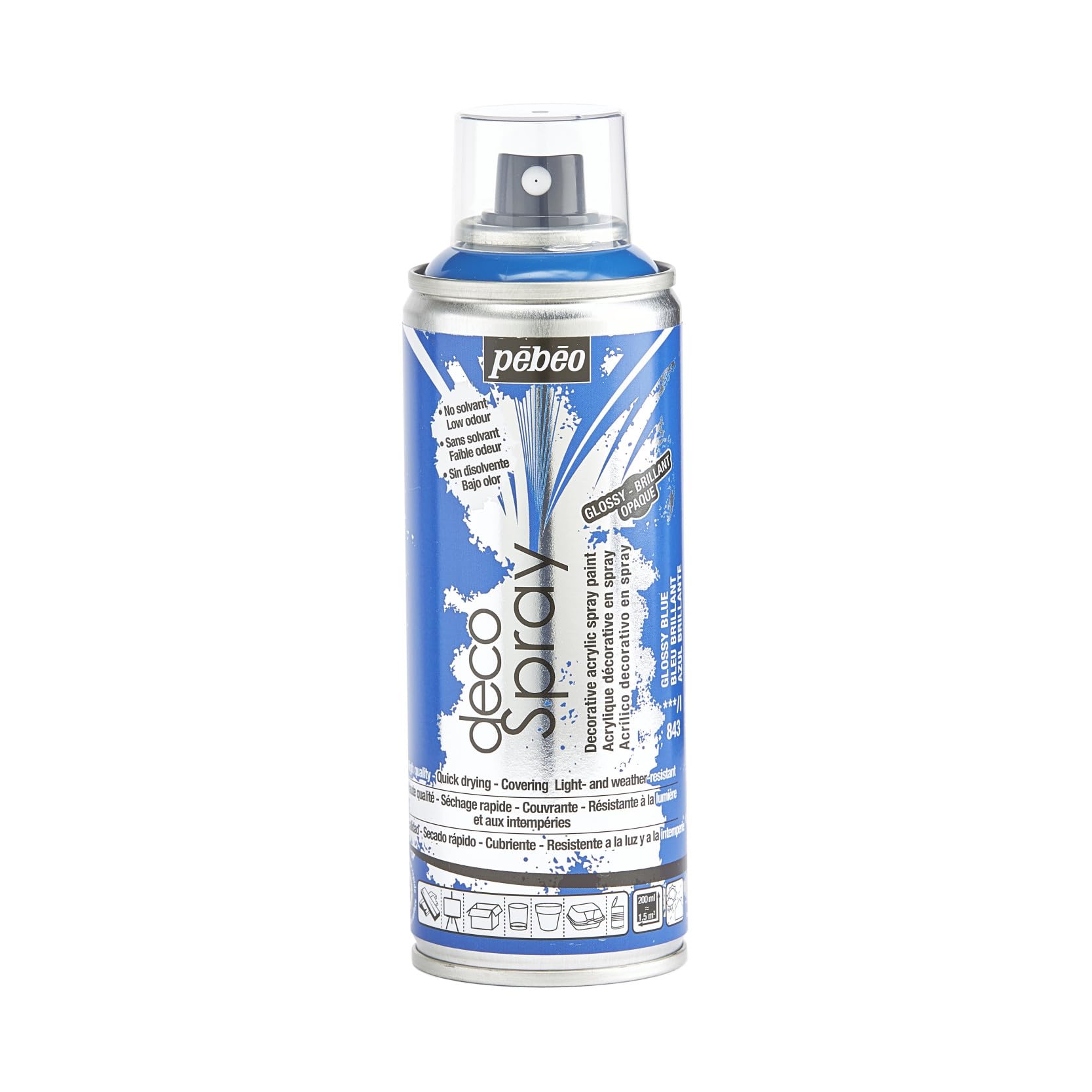PEBEO 200ml Decospray, Glossy Blue