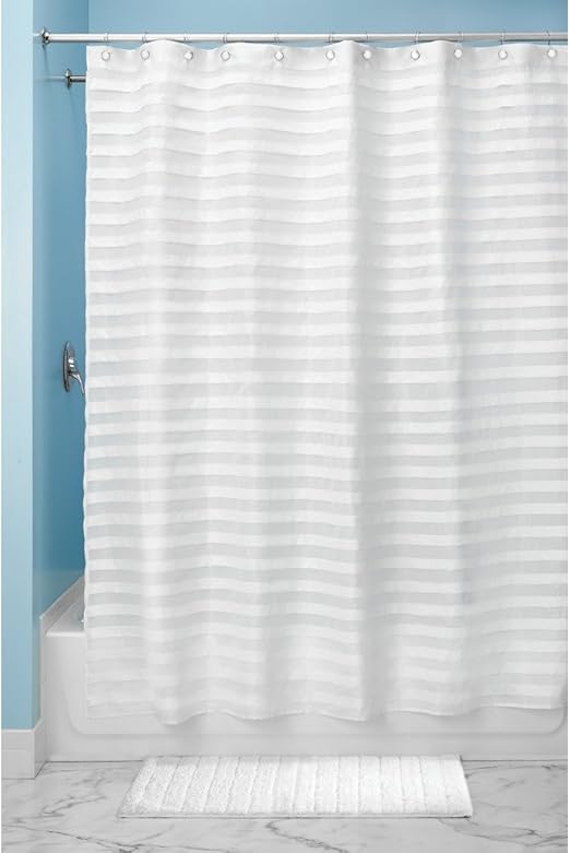 Amazon Com Interdesign Tuxedo Fabric Shower Curtain Stall 54 X