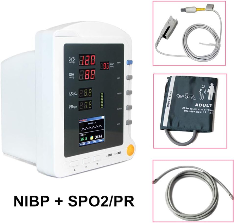 Guoz CMS5100 CONTEC Vital Signs Monitor CCU ICU Patient Monitor,NIBP/SPO2/PR