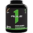 Rule One Proteins, Mass Gainer- Chocolate Peanut Butter, High-Calorie Weight Gain Formula w/ 1,220+ Calories, 250g+ Complex Carb Blend, 40g All-Whey Protein, 8g Fat Per Serving, 6 Pounds, 8 Servings