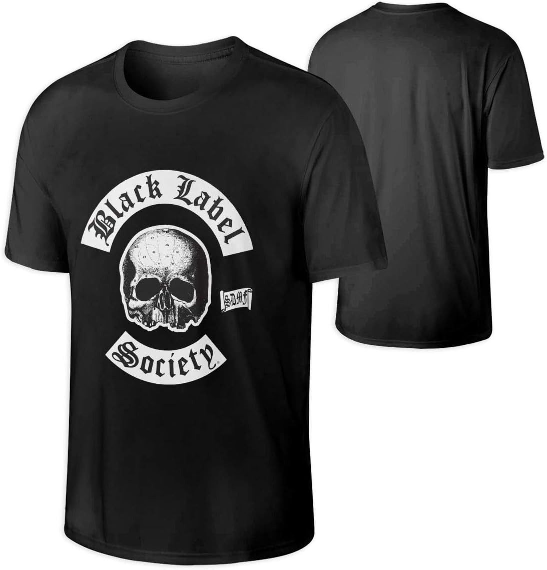 Black Label Society Mens Crewneck Ultra Cotton Comfort Short Sleeve Adult Tee