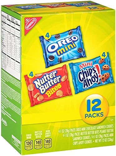 Nabisco Munch Packs, 12 oz 12 Count