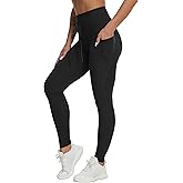 THE GYM PEOPLE Women's High Waist Drawstring Stretchy Workout Leggings Ultra Soft Tummy Control Yoga Pants with Pockets
