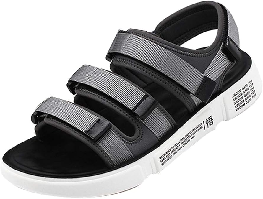 Hsternexy Herren Sandalen | Geschlossene Trekkingsandalen | Outdoor Sportsandalen