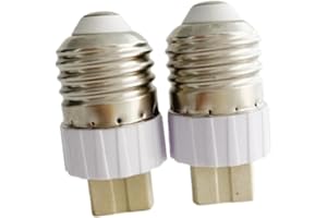 MotiveTech 2Pcs Lamp Holder Convert E27 to G 9 Conversion Premium Light Bulb Adapter