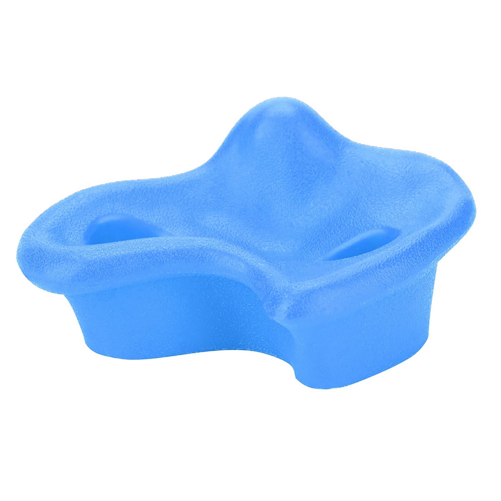 Keenso 10PCS Rock Climbing Stone Climbing Wall Stone Rock Climbing Stone, Plastic Textured Climbing Wall Rock Climbing Holds Climbing Wall Rock for Screw for Kindergartens Schools (Blue)