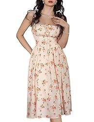 Scarlet Darkness Floral Printed Corset Dress for