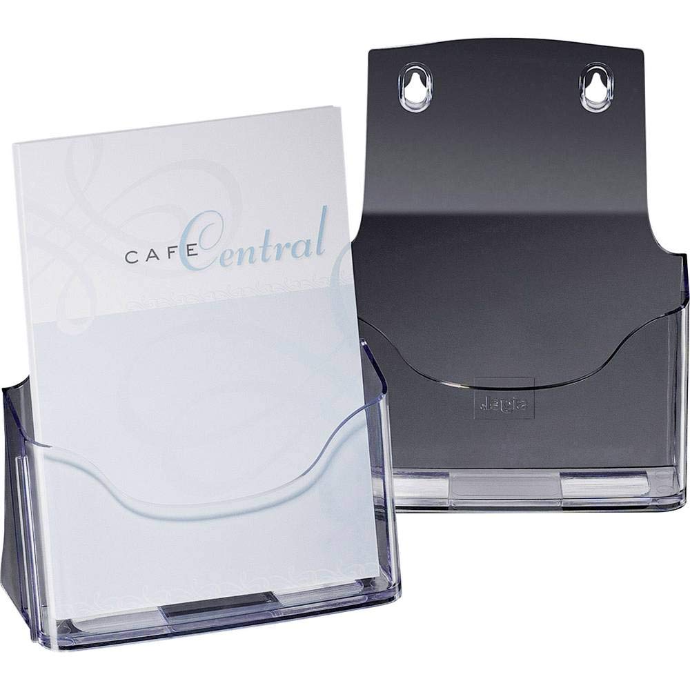 SIGEL LH112 Table-Top Literature Holder, for A5, uv resistant acrylic, clear, 1 Piece