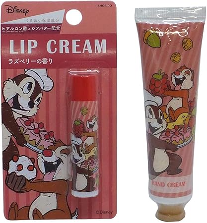 Amazon 粧美堂 Dn 10 ディズニーチップ デール リップ ハンドクリームセット チップ デール ラズベリーの香り キッズコスメ Disney キッズ用コスメ Sho Bi ショービ 収納 雑貨 キッズ ファッション 化粧品 メイクアップ おもちゃ