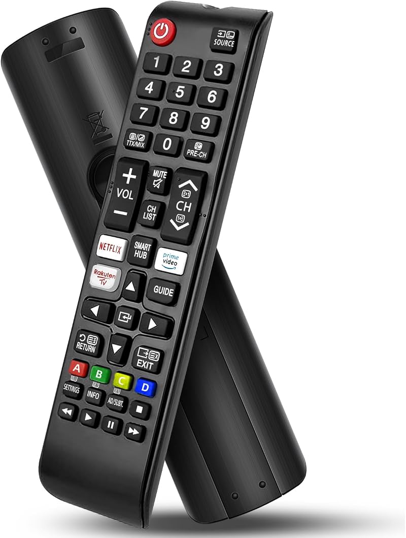 QINCINA Samsung Universal TV Remote – Netflix Prime Rakuten Buttons