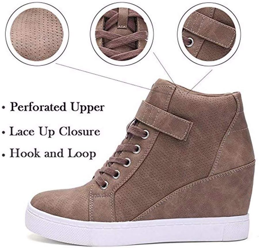 Lace Fashion Heel Wedge Low Women for Boots Ankle Vibola