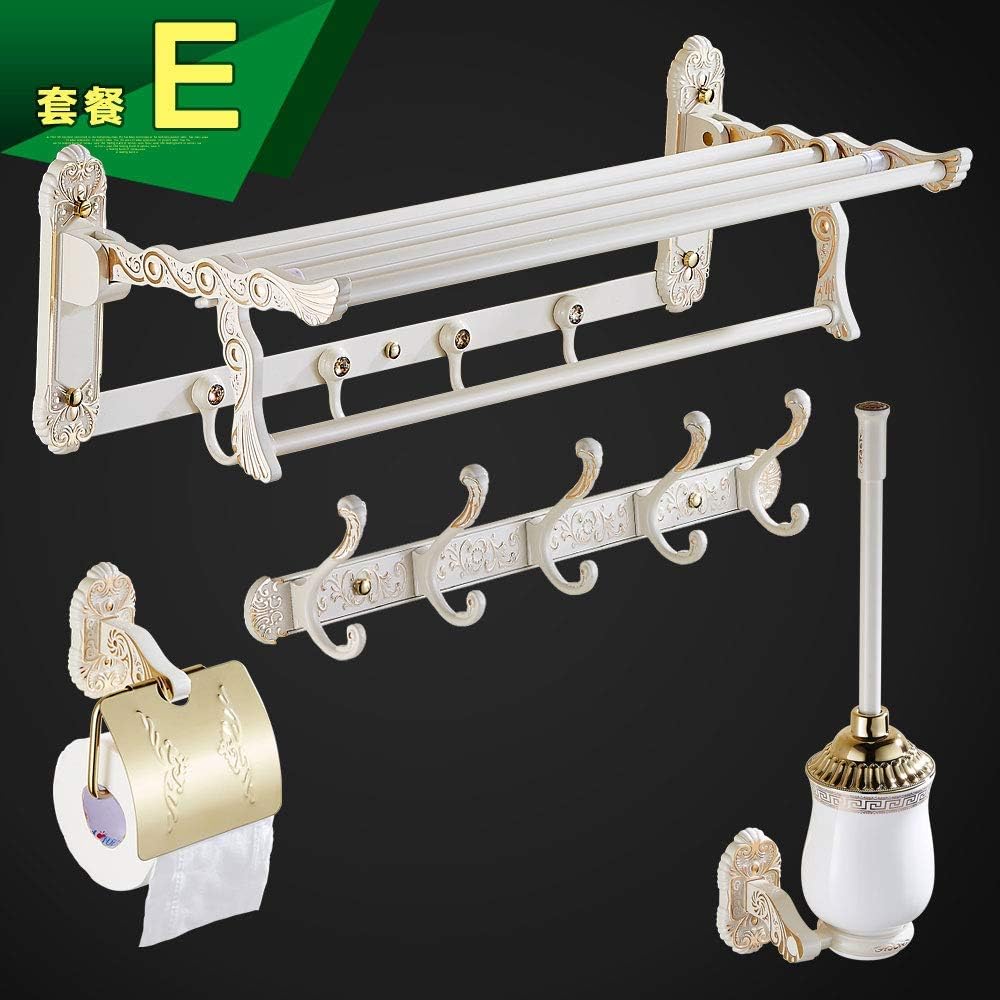 Toallero de cobre dorado con diseño retro de trípode: Amazon ...