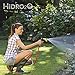 HIDRO2O Hose Nozzle, High Pressure Gardening, Watering Plants, Gardens and Lawns, Pet Cleaning, 8 Pattern Hose Made of Heavy Duty Metal - Incl Extra Washers, Quick Release Connector