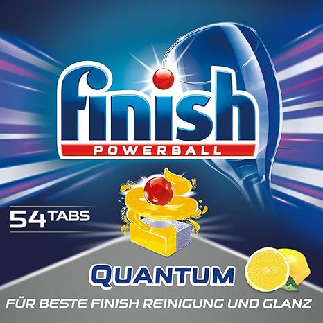 Finish Quantum Citrus Spülmaschinentabs, Geschirrspültabs für beste Finish Reinigung und Glanz,Geschirrspülmittel, XXL Pack, 