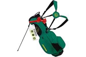 STRIPEBIRD Golf Stand Bag with Hub for Magnets - 4 Way Full-Length Dividers Golf Club Bag - Flexfit Rotatable & Adjustable Dual Straps - Lightweight Golf Bag Stand - Golf Bags for Men