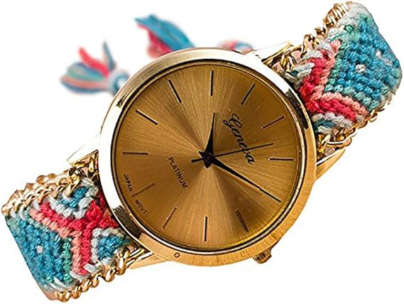 Amazon Zoooom 腕 時計 ミサンガ ブレスレット 風 デザイン ウォッチ クォーツ ファッション カジュアル ギフト プレゼント 男性 女性 メンズ レディース カラー 03 Zm Watch3066 03 メンズ腕時計 腕時計 通販