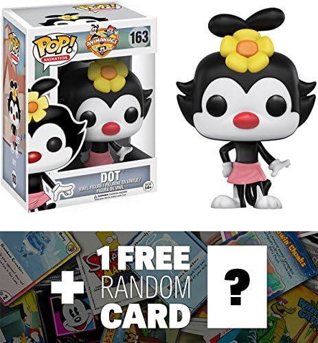 Dot: Funko POP! x Animaniacs Vinyl Figure + 1 FREE American Cartoon Trading Card Bundle (106337)