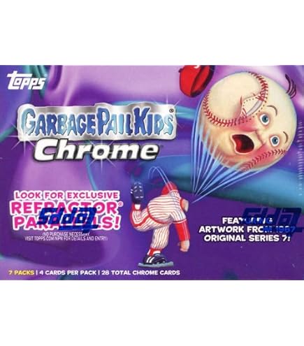 World’s Smallest Topps Micro Card Collection – GPK & Wacky Packages Aufkleber, 15 Mini-Sticker