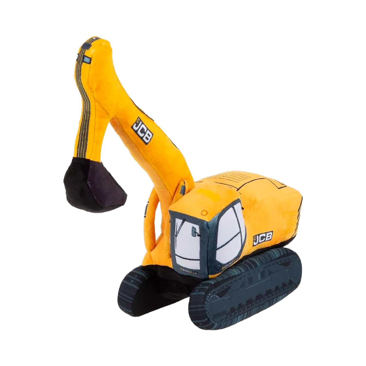 Officially Licensed JCB Excavator Soft Toy - Cute Plush Toy for Kids and Collectors - Iconic Construction Vehicle