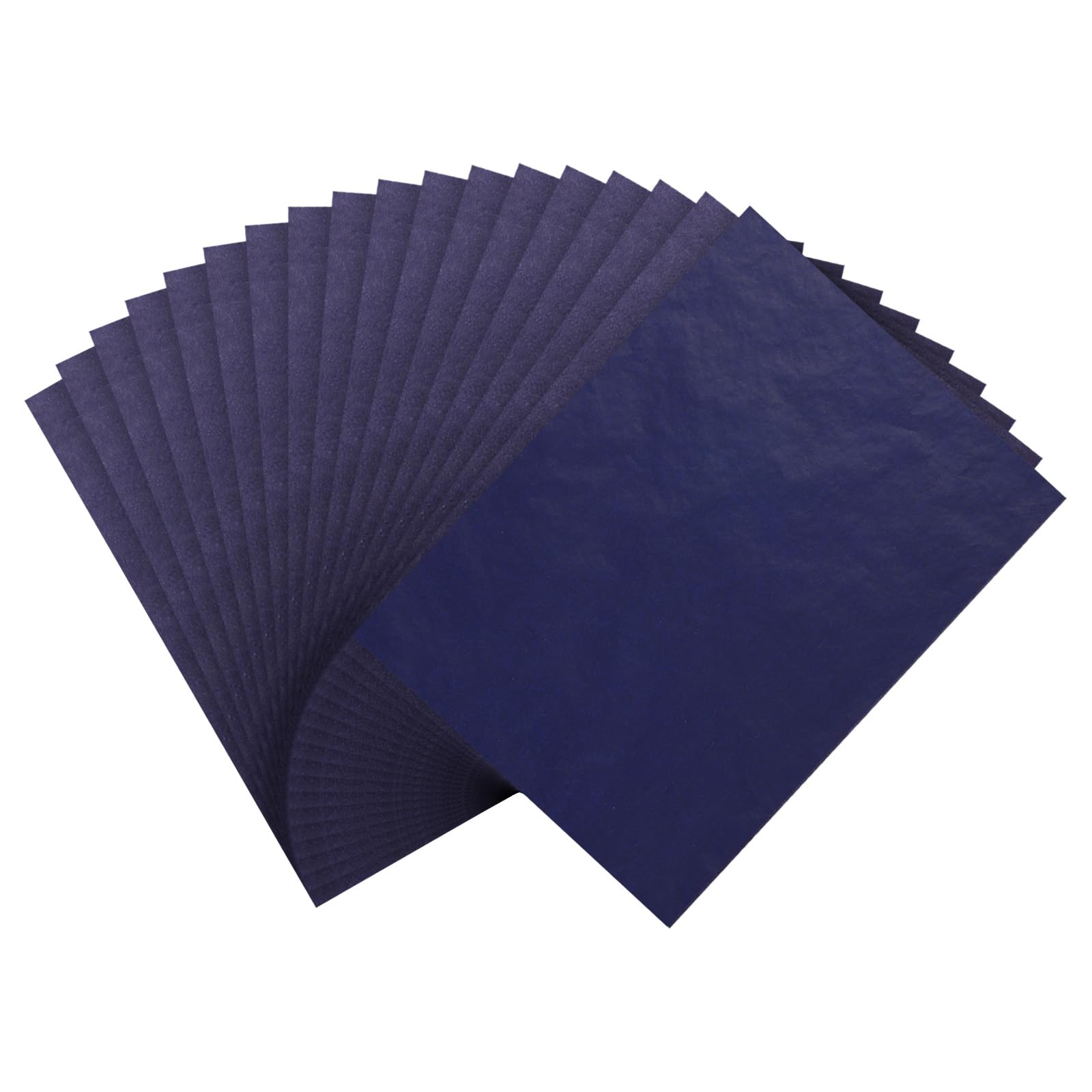 PATIKIL Carbon Paper, 50 Sheet A4 Graphite Transfer Tracing Copy Paper for Tracing Drawing Writing on Wooden Canvas Paper 8.3" x 11.7" Blue