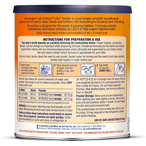 Enfamil Nutramigen Toddler Formula, Hypoallergenic And Lactose Free