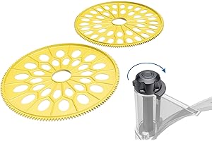 Brinsea Semi-Automatic Egg Turning Mechanism Accessory 2-Piece Set for Maxi II Eco Manual Incubator, Standard Disk for 14 Hen/Bantam Eggs Plus Small Disk for 40 Pheasant/Quail Eggs