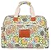 Travel Duffle Bag,Malirona Weekender Overnight Gym Bag for Women Large Carry On Bag with Zip Pocket for Women Girls Travel, Gym, Yoga, (Flower)