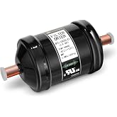 HONG SEN BFL-083S Refrigerant Filter Drier Bi-Flow 3/8'' Sweat Connection, Compatible with CFC, HCFC, HFC Refrigerants &ndash; Fits 1-5 Ton HVAC &amp; Refrigeration Systems