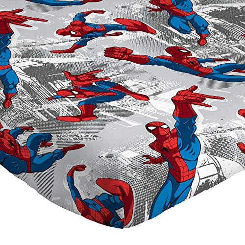 Jay Franco Marvel Spiderman Burst Full Sheet Set 4 Piece Set Super