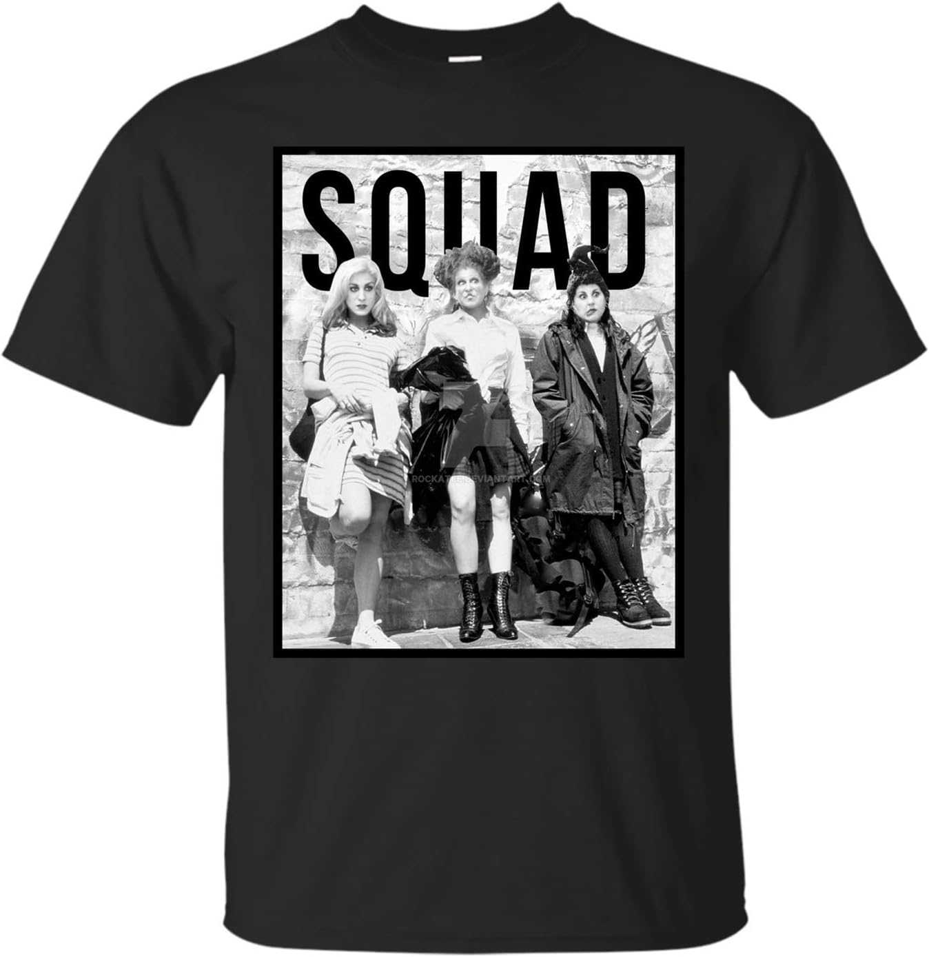 Squad Hocus Pocus Three Witches The Craft Halloween T-Shirt (M, Black)