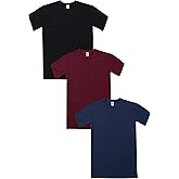 Have It Tall Men's Premium Ringspun Cotton T Shirt 3-Pack