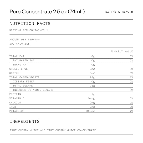 CHERIBUNDI | 100% TART CHERRY JUICE PURE CONCENTRATE GRAB & GO | 2.5 FLUID OUNCE POUCH FOR MAXIMUM RECOVERY WITH 40 TART CHERRIES | 100 CALORIES, 0 PRESERVATIVES, NON-GMO | 2.5 FLOZ (PACK OF 6)