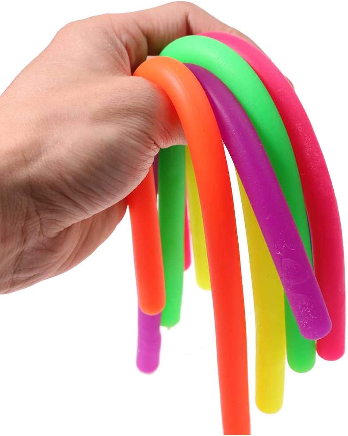 Zayin Stretchy Fidget Alpaca Noodles String Toy,Unique Sensory ADHD Sensory Toys Good for Kids and Adults with ADD,ADHD,OCD or Autism (Coloured Noodles) - Image 3