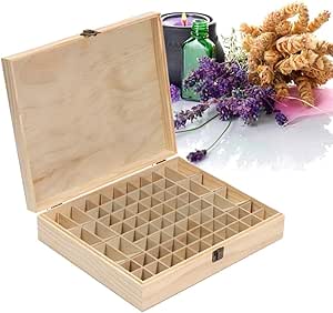 Joyeee Caja de Aceites Esenciales para 68 Botellas, Caja ...