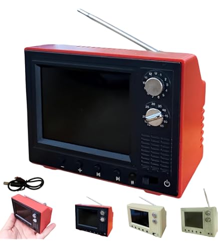 Amazon.com: TinyCircuits TinyTV 2 Portable Retro Mini TV, Brown