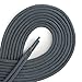 OrthoStep Round Athletic Dark Gray 54 inch Shoelaces 2 Pair Pack