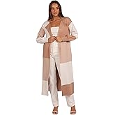 Petal & Pup womens Kingston Large Check Long Cardigan