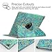 Fintie iPad Pro 12.9 Case - 360 Degree Rotating Stand Case with Smart Protective Cover Auto Sleep / Wake Feature for Apple Pro 12.9 (1st Gen 2015) / iPad Pro 12.9 (2nd Gen 2017), Shades of Blue