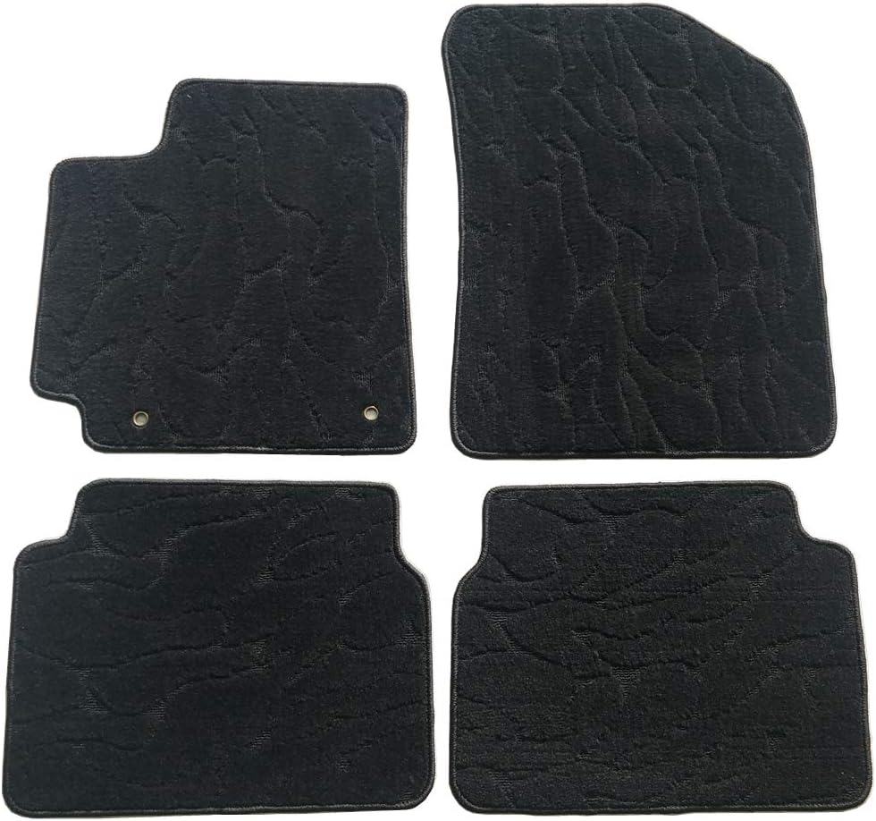 QianBao Compatible with Car Mats Front & Rear Nylon 4Pc Car Floor Carpets Liner Floor Mat for Toyota Corolla 2009 2010 2011