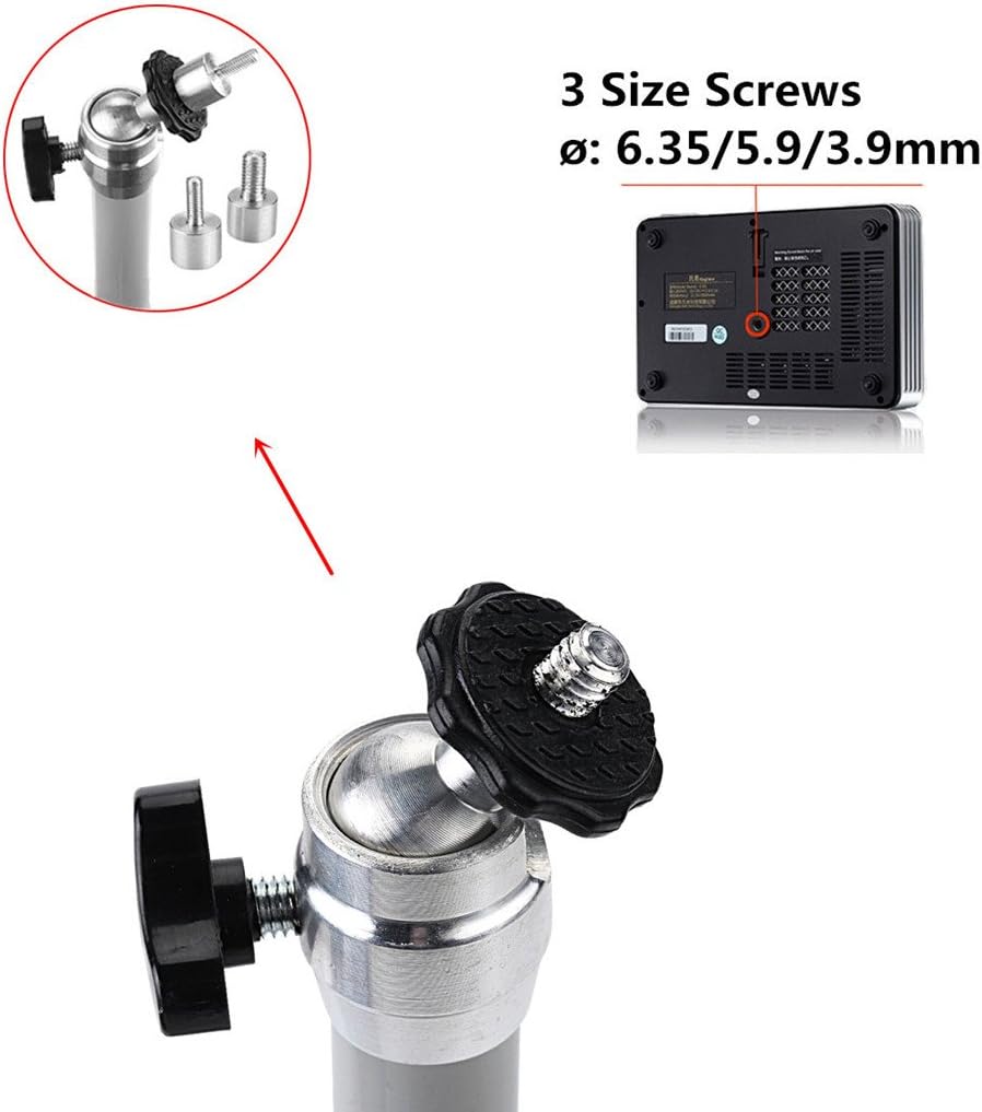 V LED Warehouse Mini Projector Wall Ceiling Mount Hanger 5KG Load Mounting Bracket for Mini Projector Camera: Office Products
