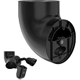 OkeMeeo Eave Mount for Ring Floodlight Cam Wired Plus/Pro, Blink Wired Floodlight Camera, for Wyze Floodlight Camera V2/Pro, Roku Floodlight Cam (Black)