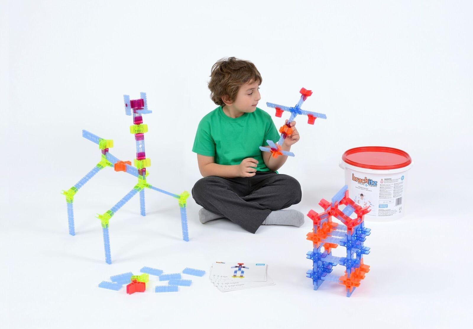 Educational Advantage BR-21 Brackitz Set, 100 Pieces