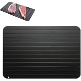 Defrosting Tray for Frozen Meat, Aluminum Defroster Plate, 11.6" &times; 8.2" | Natural Heating Defroster Trays Thawing Board, Dishwasher Safe Thawing Tray Non-Electric, Fast Defrost