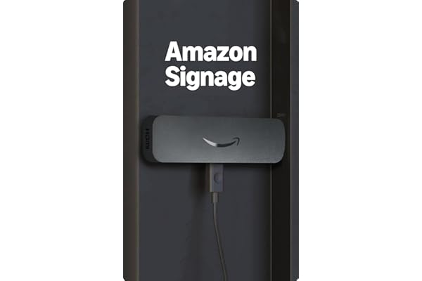 Amazon Signage Stick â€“ Professional Digital Signage 4K Media Player â€“ Designed for Businesses of All Sizes, Easy Setup with free Mobile App, and CMS Compatibility