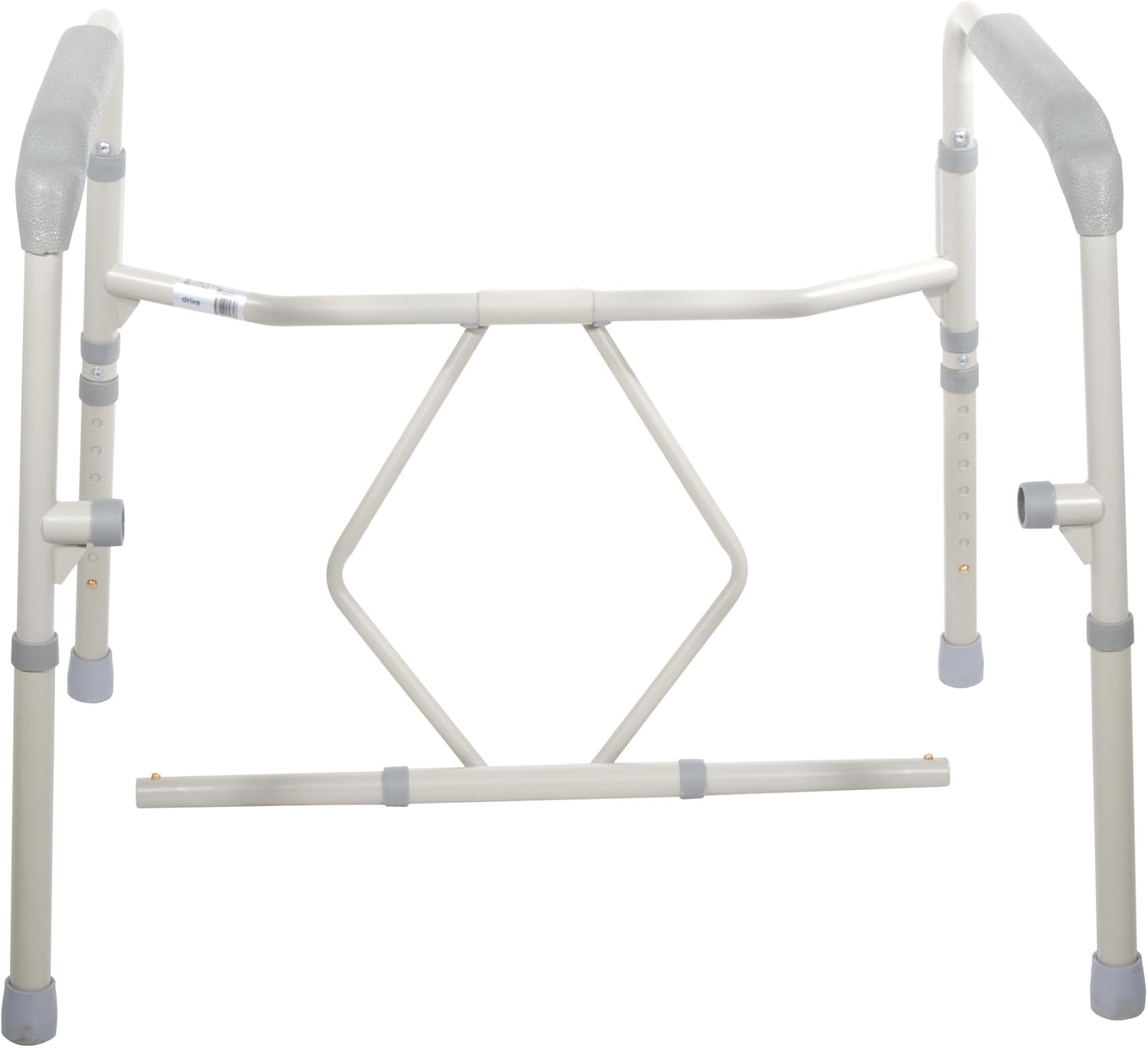 Drive Medical Heavy Duty Bariatric Folding Commode, Gray: Health & Personal Care
